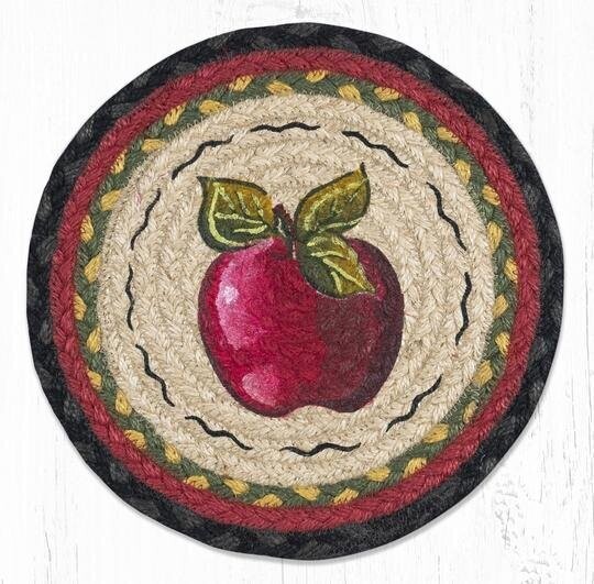10" Round Trivet - Apple