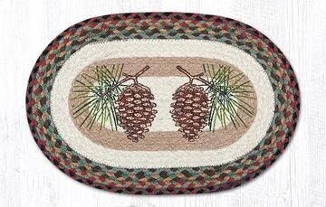 Oval Place mat - Pine Cone