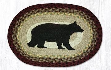 Oval Place mat - Cabin Bear