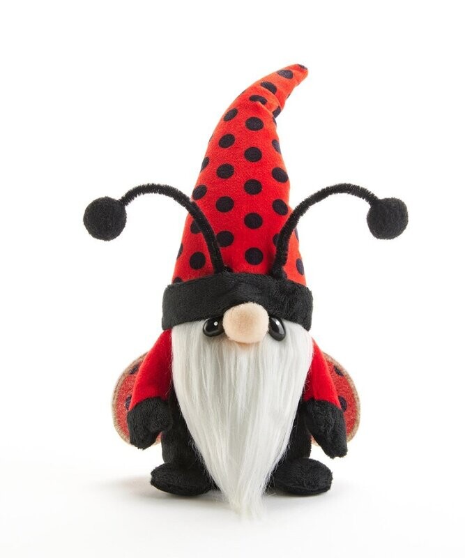 Pocket Pals Gnomies by GC Plush Gnome lady bug gnome Romeo Hug Feel The Love
