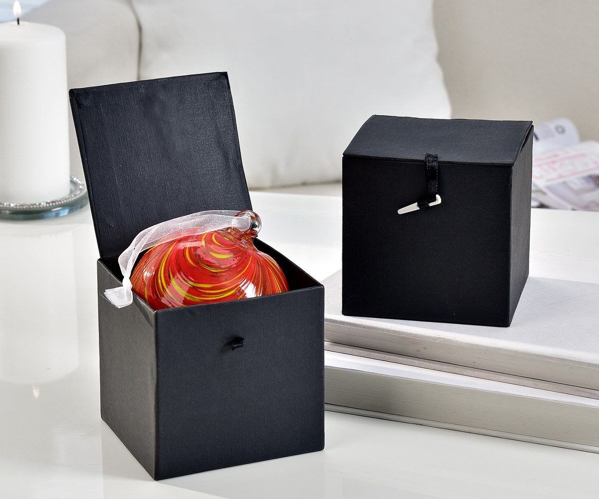 Glass Ornament Ball, 6/Asst.