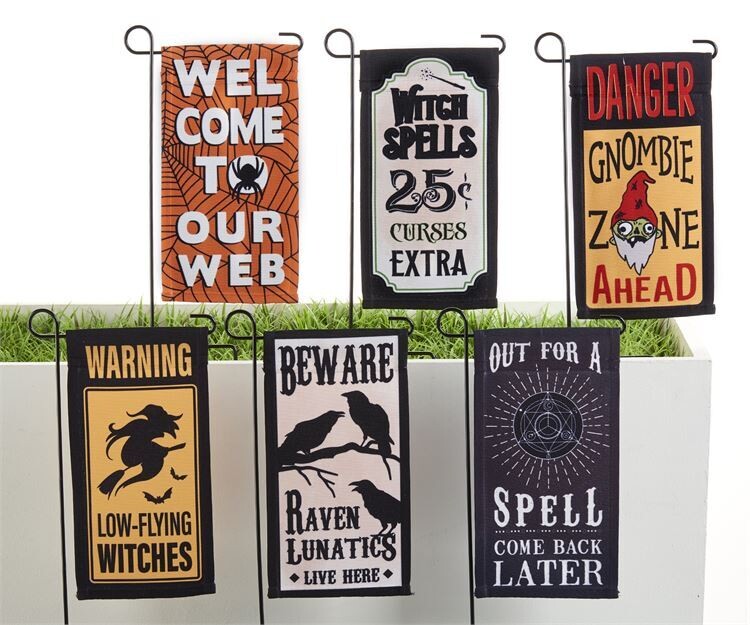 Halloween Flags - Mini Garden Flag with Garden Stake