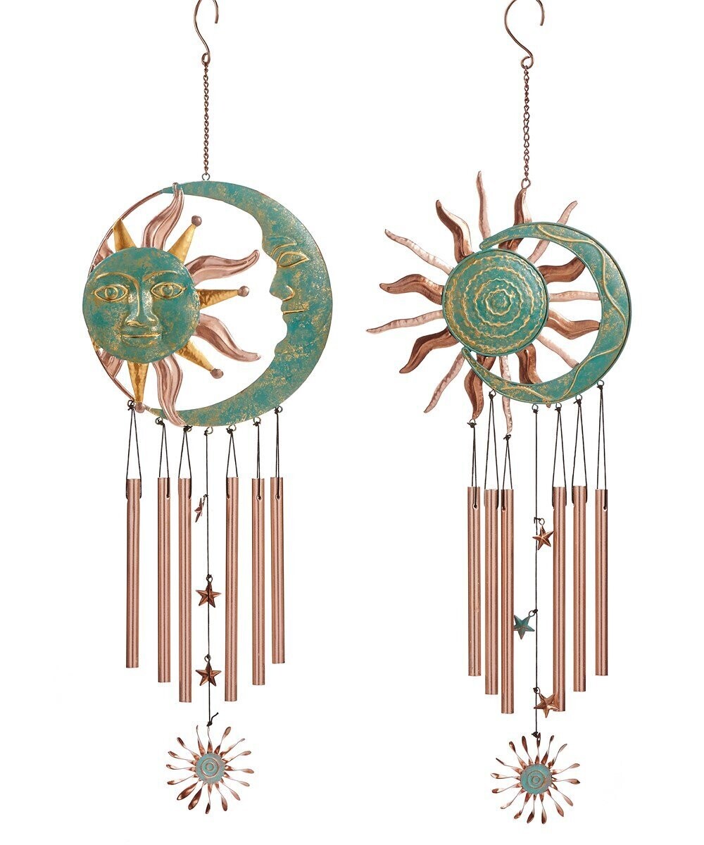 Sun & Moon Celestial Windchimes, 2 Asst.