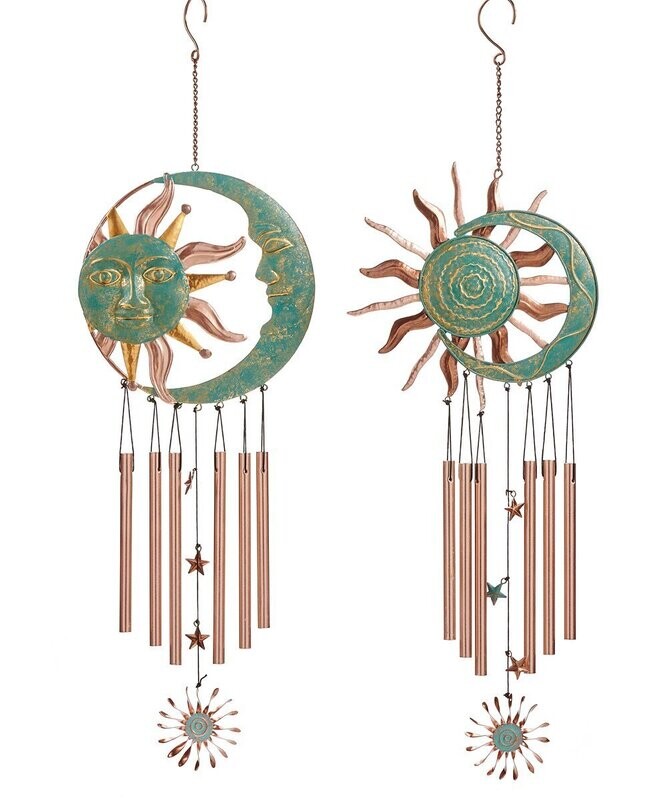 Sun & Moon Celestial Windchimes, 2 Asst.