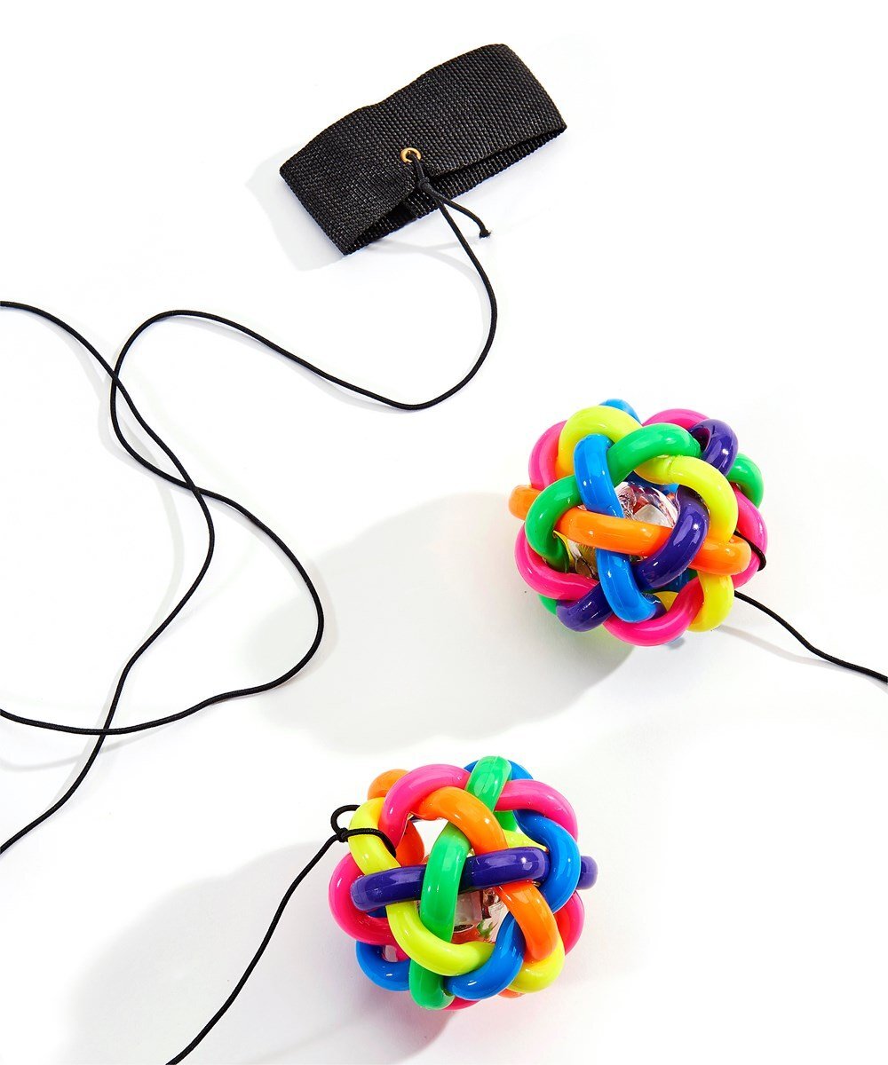 Flashing Rainbow Bounce Back Yo-Yo Ball