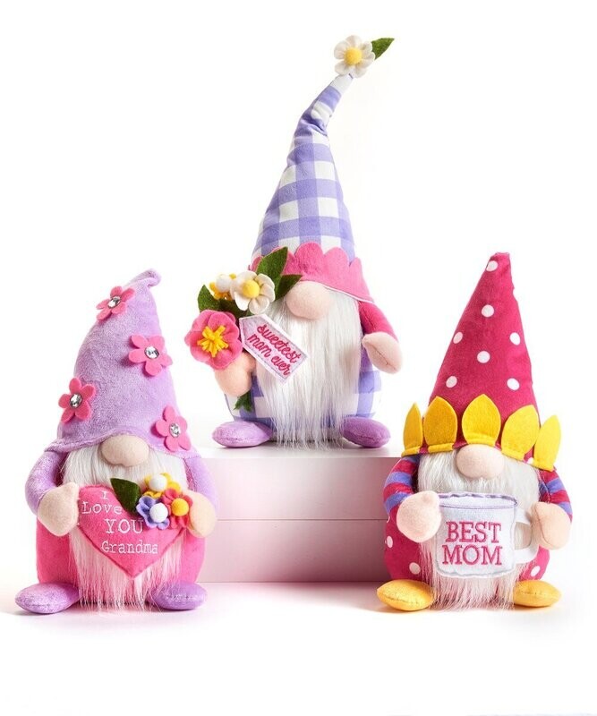World's Best Mom/Grandma Plush Gnome