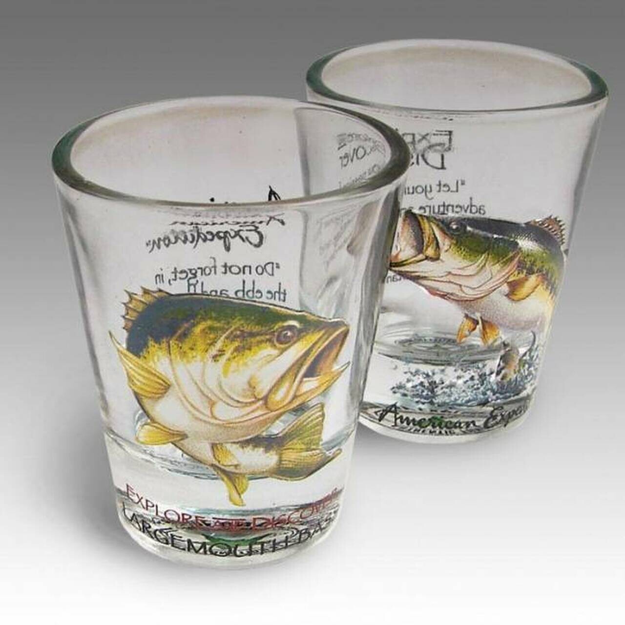 American Expedition Shot Glass Set - Largemouth Bass