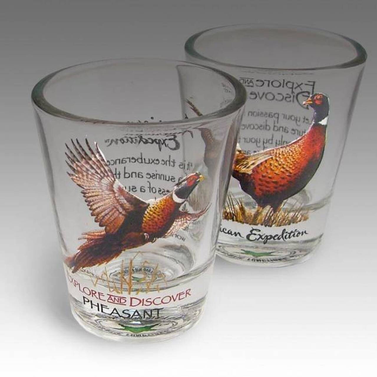 American Expedition Shot Glass Set - Pheasant