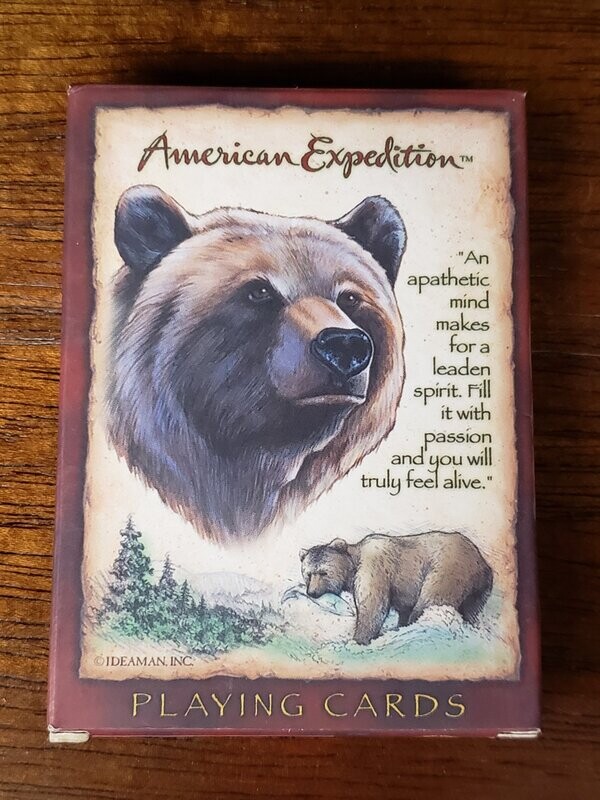 American Expedition Playing Cards - Grizzly Bear