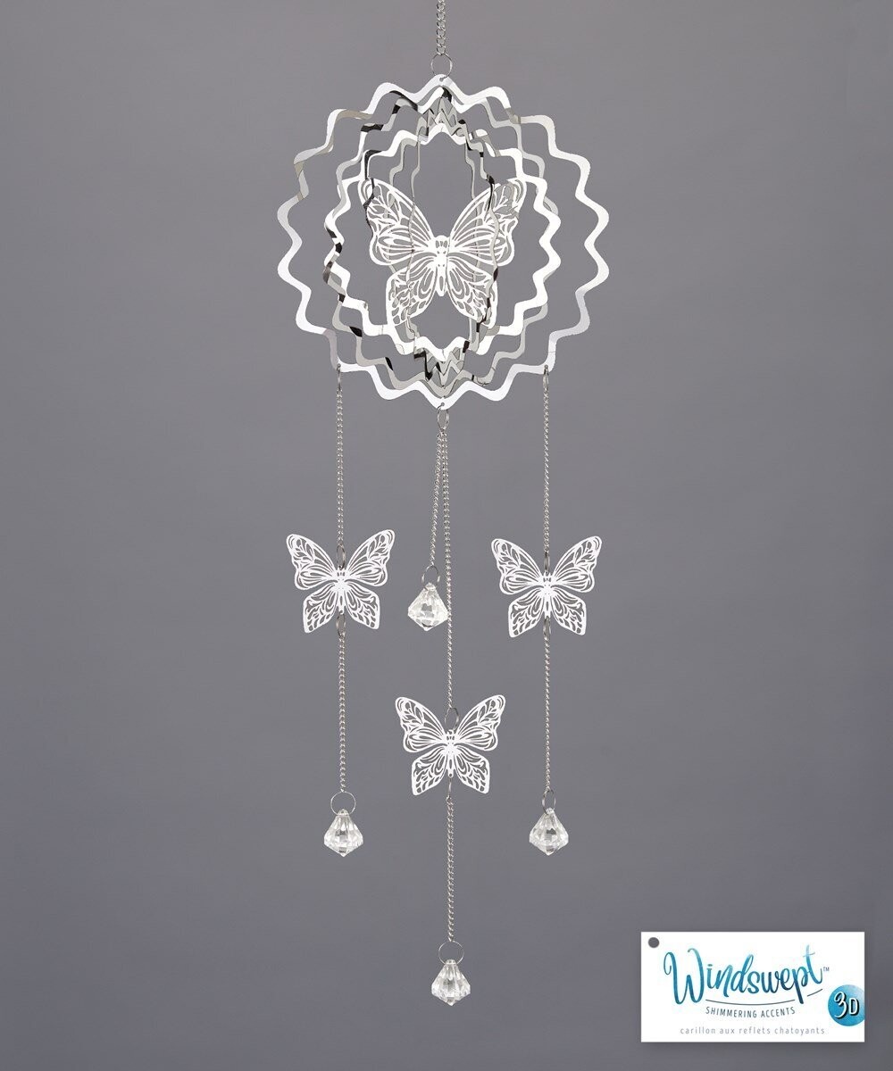 Stainless Steel 3D Butterfly Wind Chime