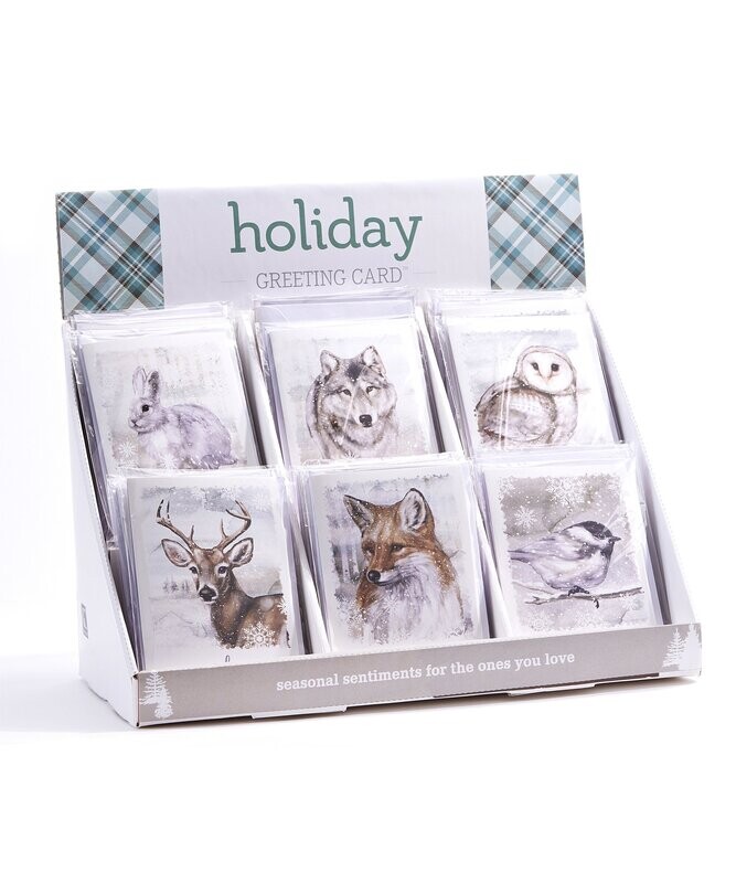 Wildlife Christmas Holiday Greeting Cards