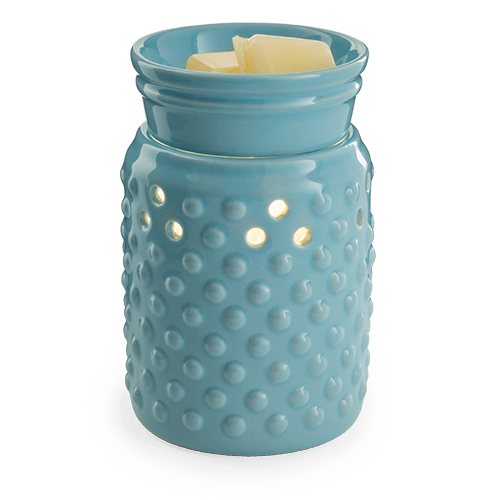 Sky Blue Hobnail Midsize Illumination Wax Warmer