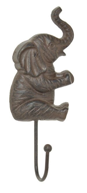 Cast Iron Baby Elephant Hook