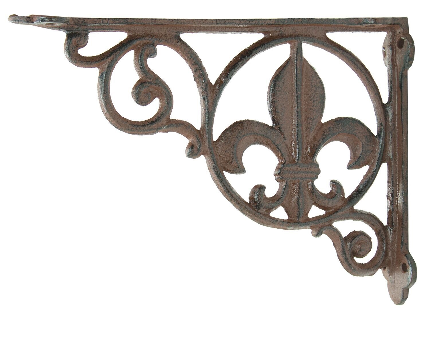 Cast Iron Fleur-De-Lis Wall Bracket