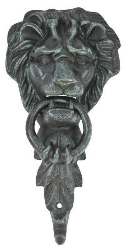 Cast Iron Lion Door Knocker - Verdi