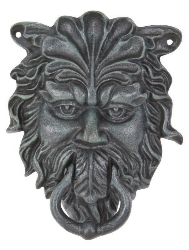 Cast Iron Green Man Door Knocker