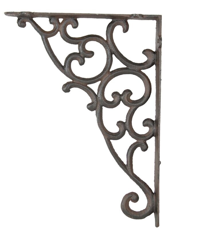 Cast Iron Garden Wall Bracket 13"