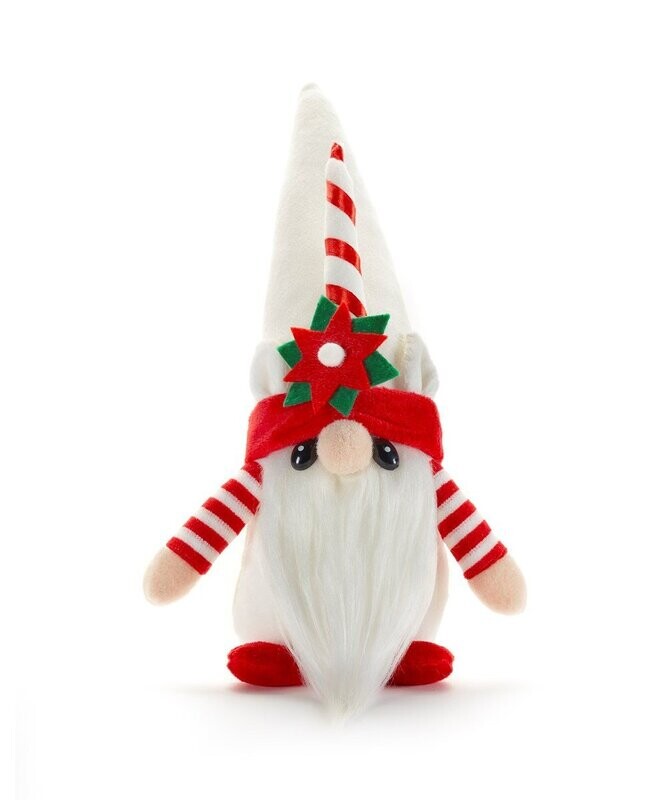 Pocket Pals Gnomies by GC Plush Christmas Gnome Poinsettia Noelle Hug Feel The Love
