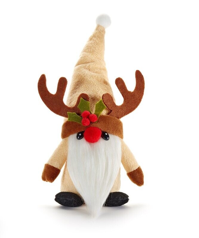 Pocket Pals Gnomies by GC Plush Gnome Christmas Reindeer Rudy Hug Feel The Love