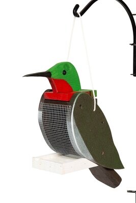 Hummingbird Bird Shaped Wood Bird Feeder