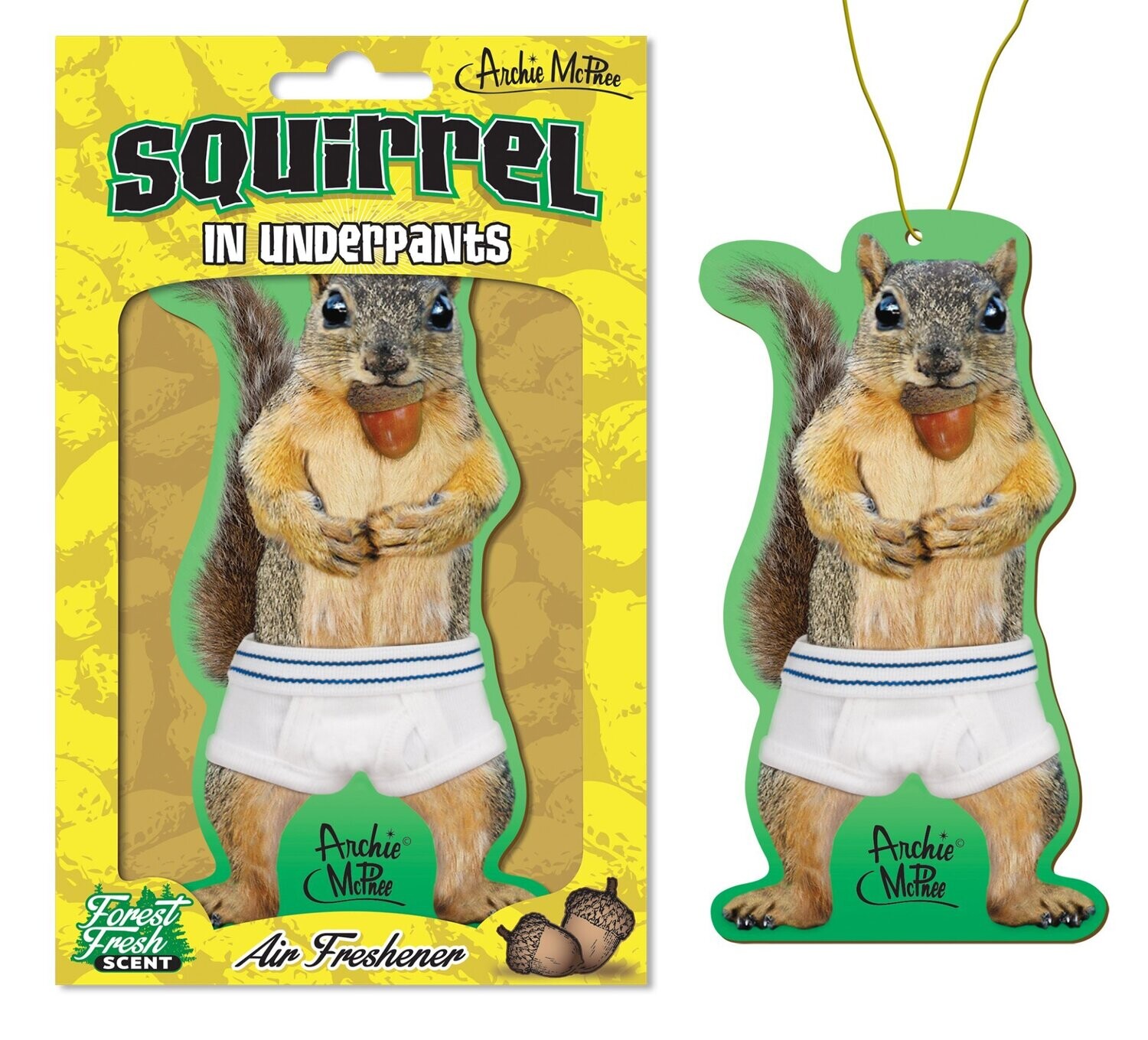 Squirrel In Underpants Air Freshener