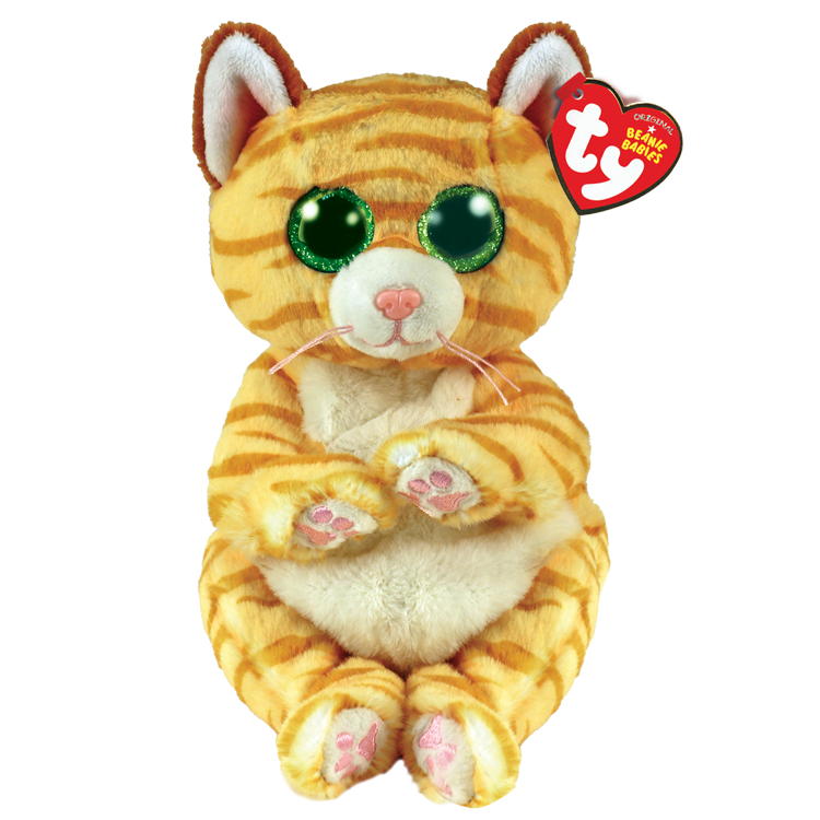 Beanie Bellies Gold Striped Cat - Mango