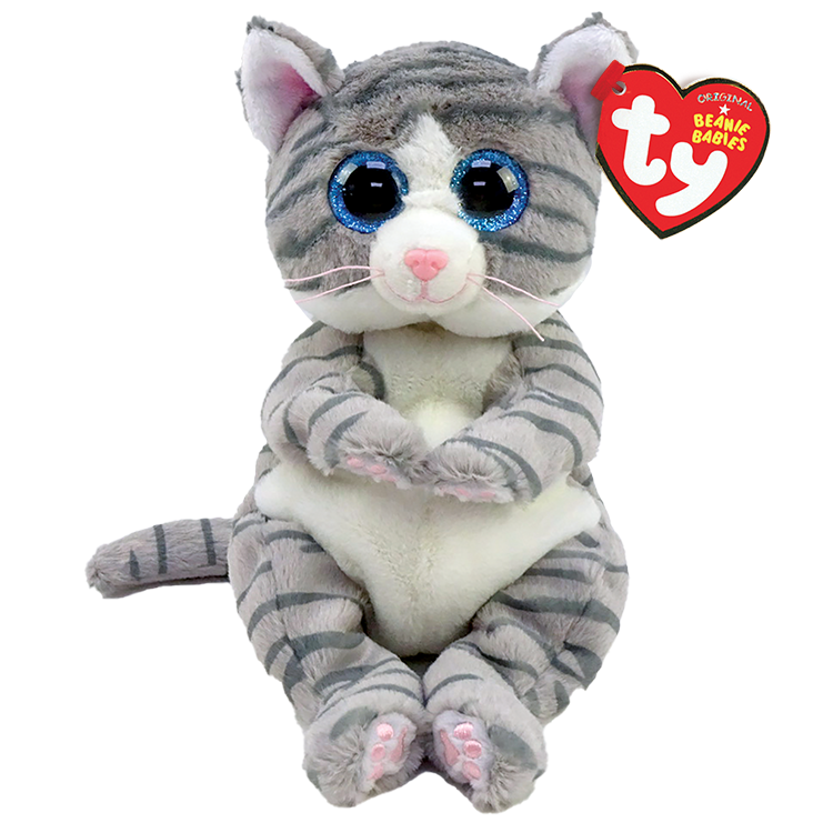 Beanie Bellie Grey Tabby Cat - Mitzi