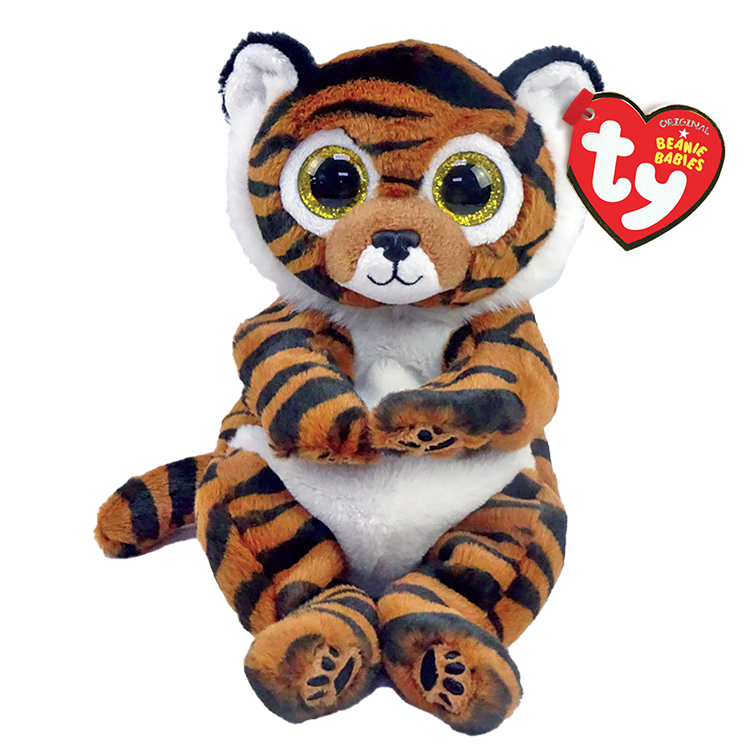 Beanie Bellie Striped Tiger Cat - Clawdia