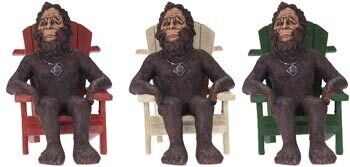 Bigfoot in Adirondack Chair: Green, Red or White