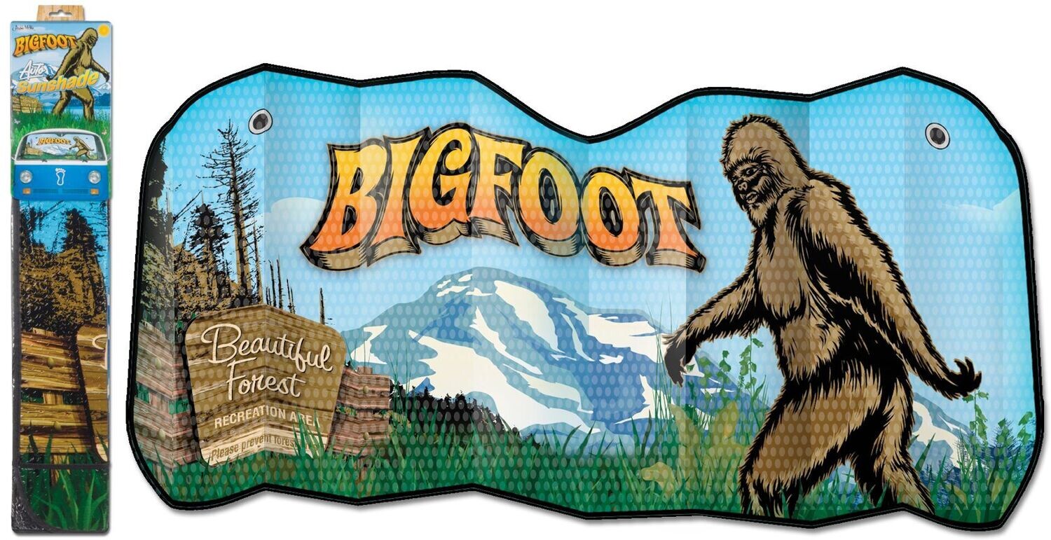 Bigfoot Car Sunshade Auto Visor