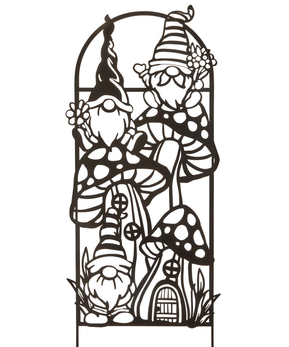 Gnome Silhouette Trellis