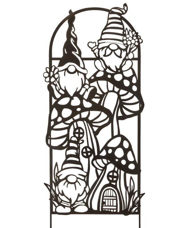 Gnome Silhouette Trellis