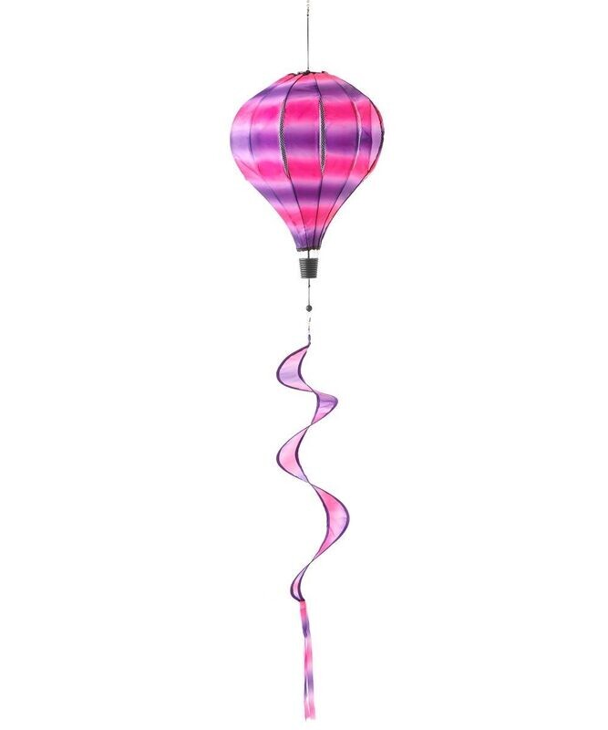 Pink & Purple Air Balloon Wind Spinner