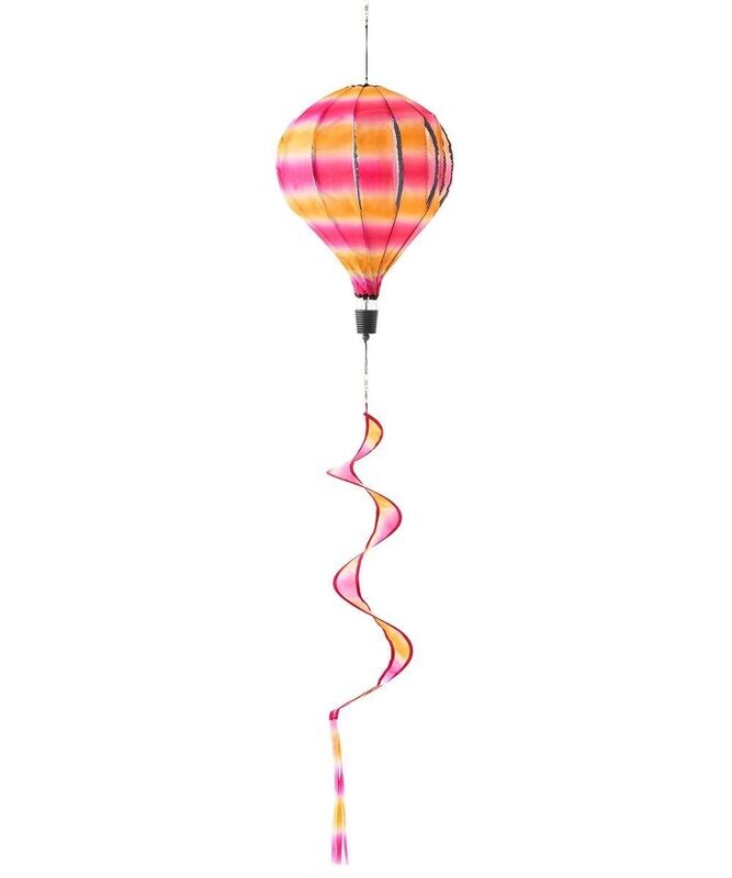 Pink & Orange Air Balloon Wind Spinner
