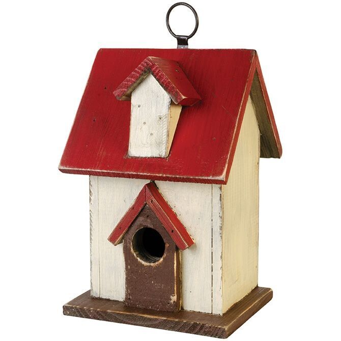Red Roof Birdhouse
