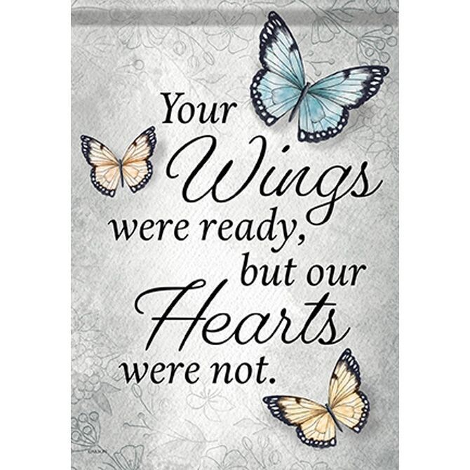 Your Wings Garden Flag Dura Soft™