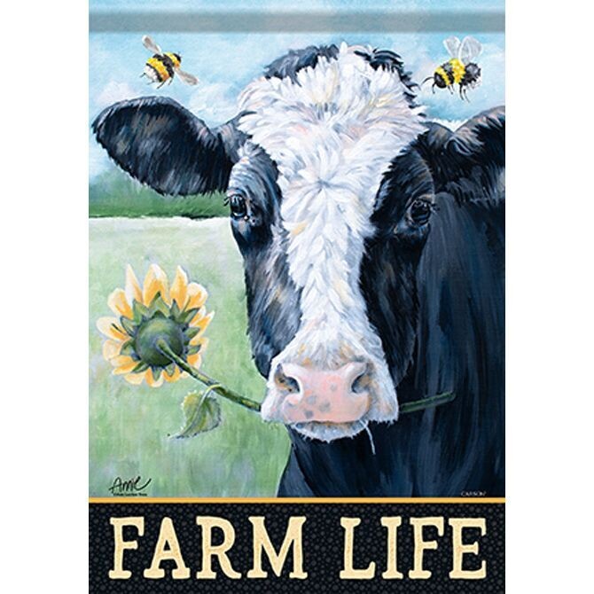 Holstein Cow Large Flag Dura Soft™