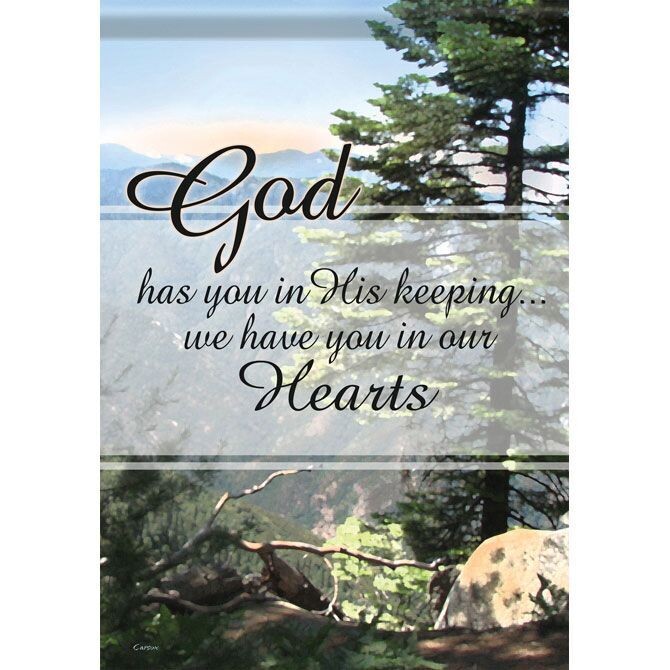 God's Keeping Garden Flag Dura Soft™