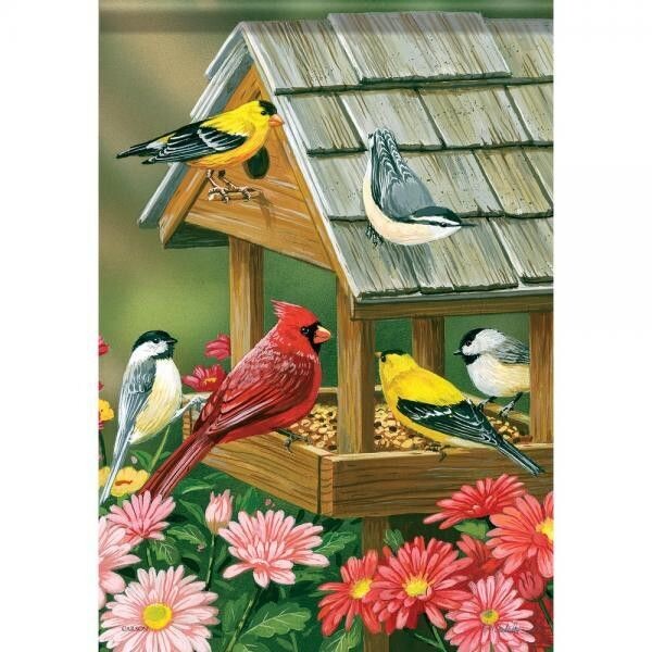 Feeder Meeting Garden Flag Dura Soft™