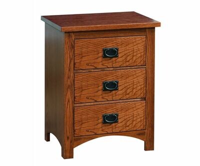 Siesta Mission 3-Drawer Nightstand / 1-Drawer Nightstand