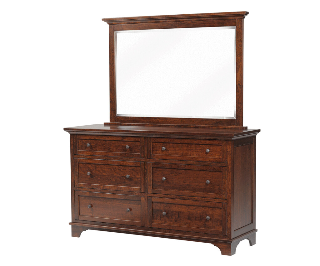 Arlington Standard 6-Drawer Dresser with Standard Mirror