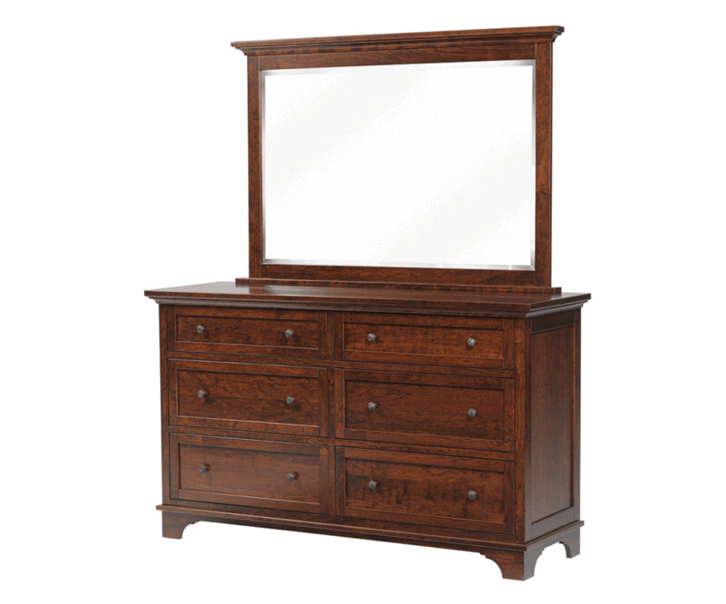 Arlington Standard 6-Drawer Dresser with Standard Mirror