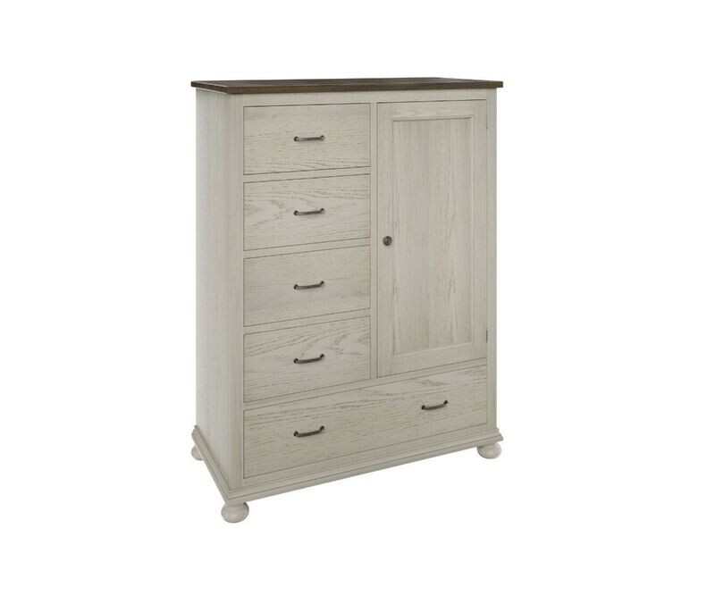 Hickory Grove Chiffonier, Amish Made Gentlemen's Chest