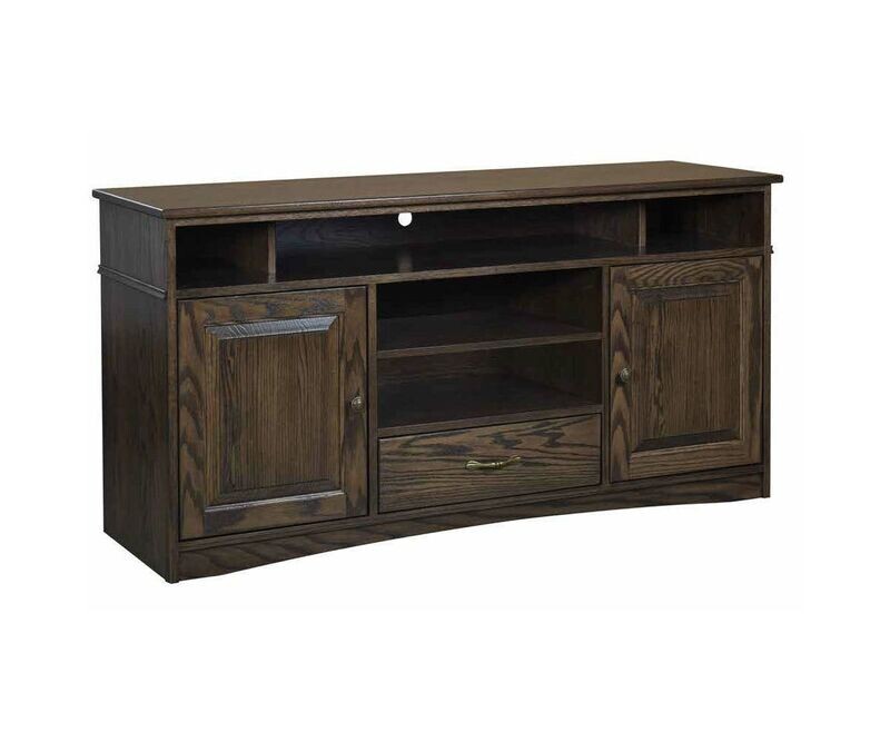 Traditional 2-Door TV Console