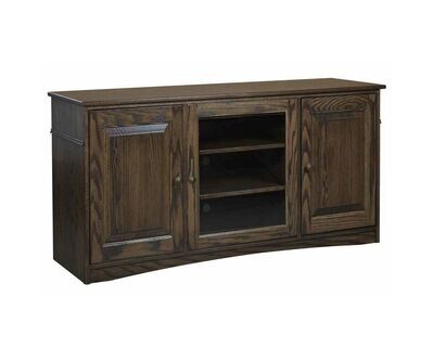 Traditional 3-Door TV Console