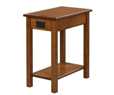 Mission Narrow End Table Chairside table