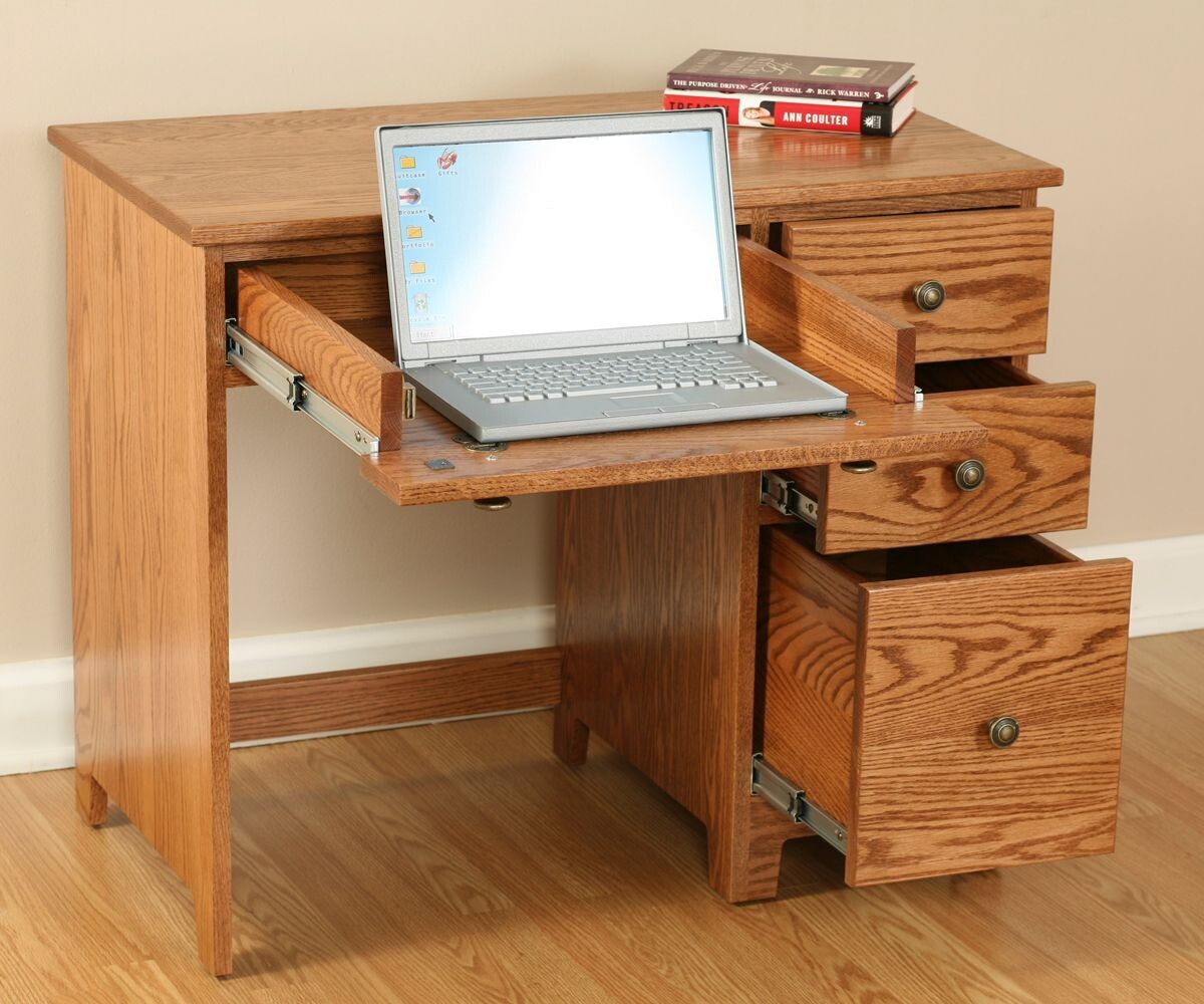 36"w Laptop Computer Desk with 3 drawers