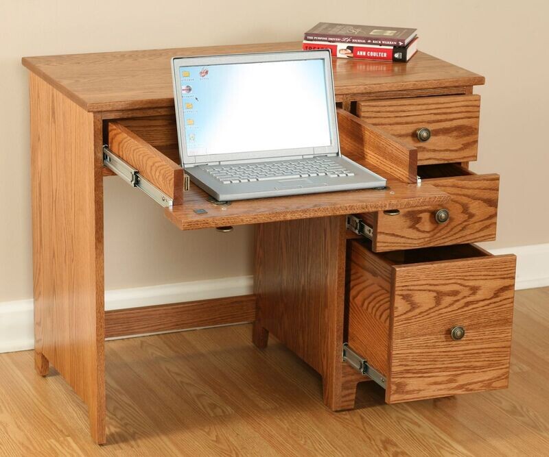 36"w Laptop Computer Desk with 3 drawers