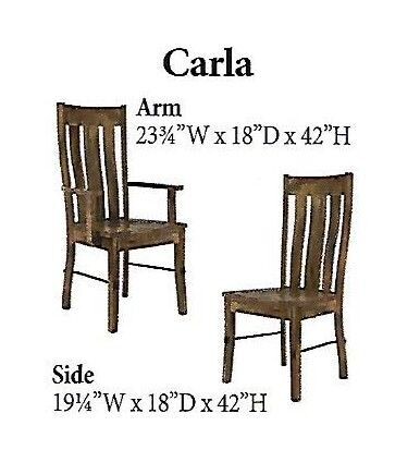 Carla Amish Dining Chair with steel rod stretcher