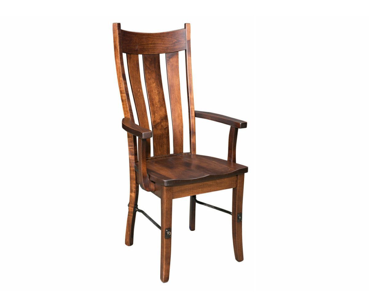 Carla Amish Dining Chair with steel rod stretcher